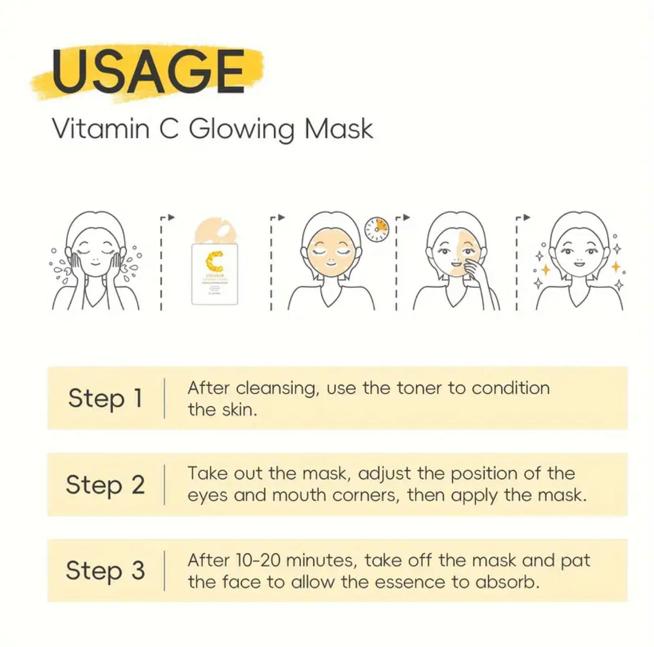 Vitamin C Glow Maske