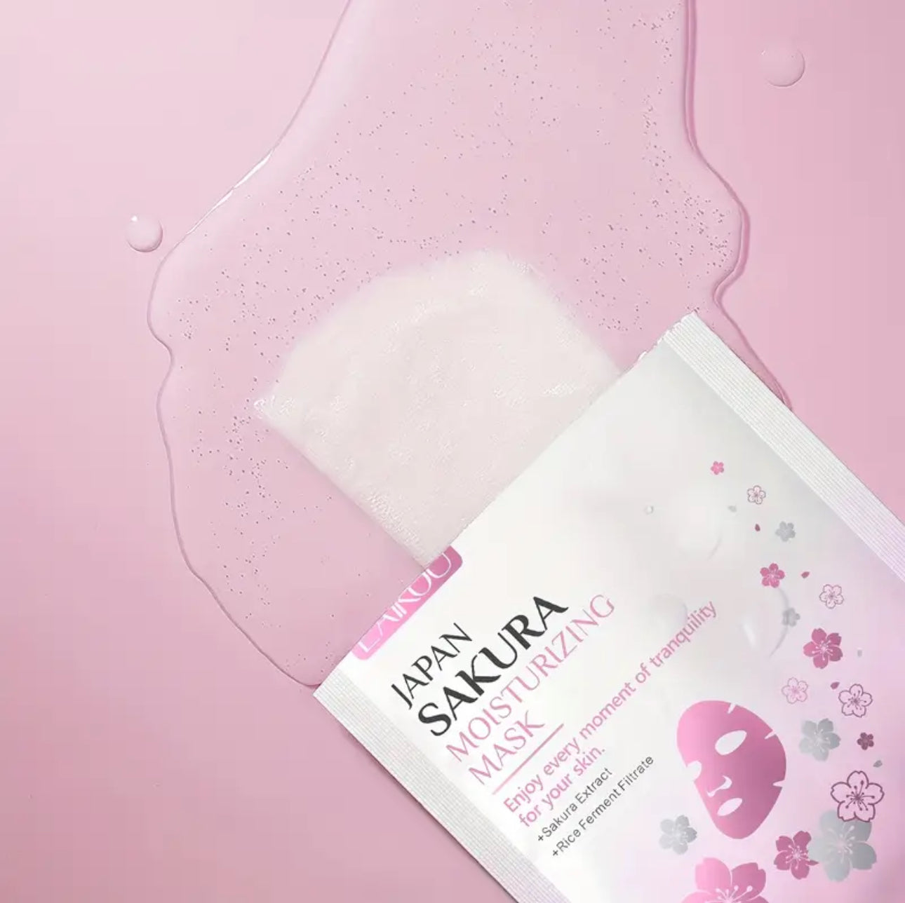 Feuchtigkeitsspende japanische Sakura Maske
