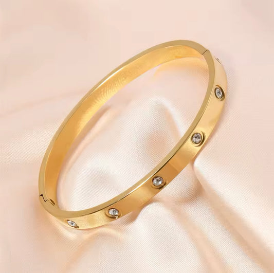 Armreif Zara A gold/silber