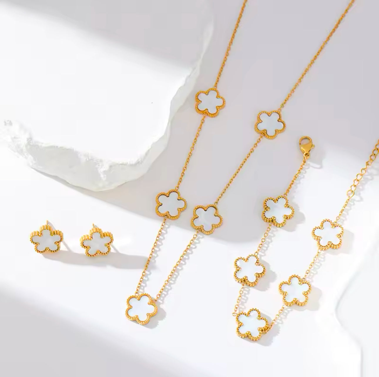 Set Clover Weiß