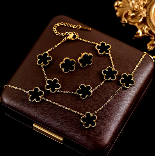 Set Clover Schwarz