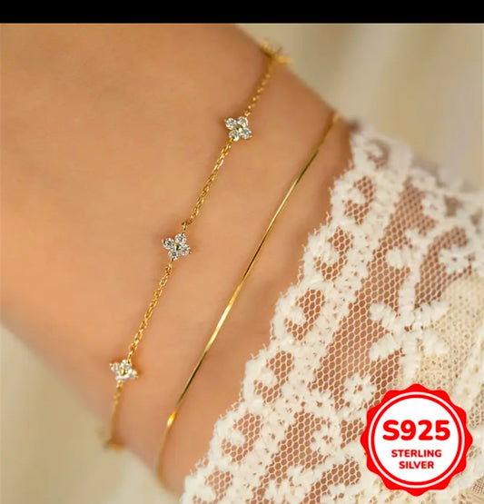 Armband Juna No. 2 Gold / Silber