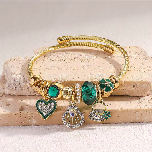 Armband Smaragd