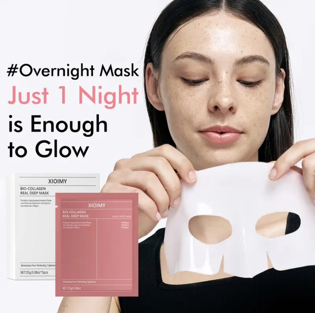 Premium Hydrogel-Kollagen-Maske