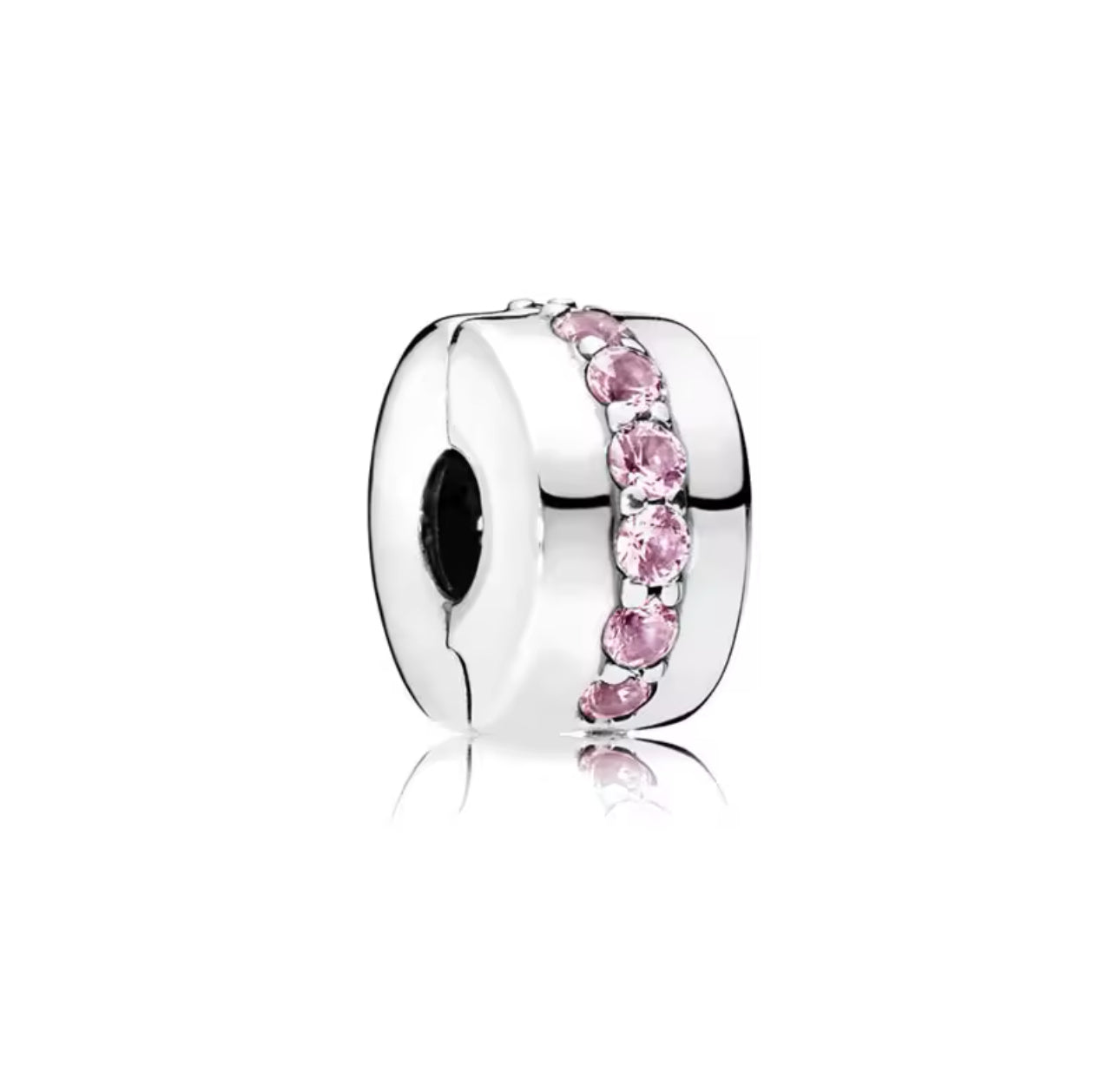Charm Rosa-Silber