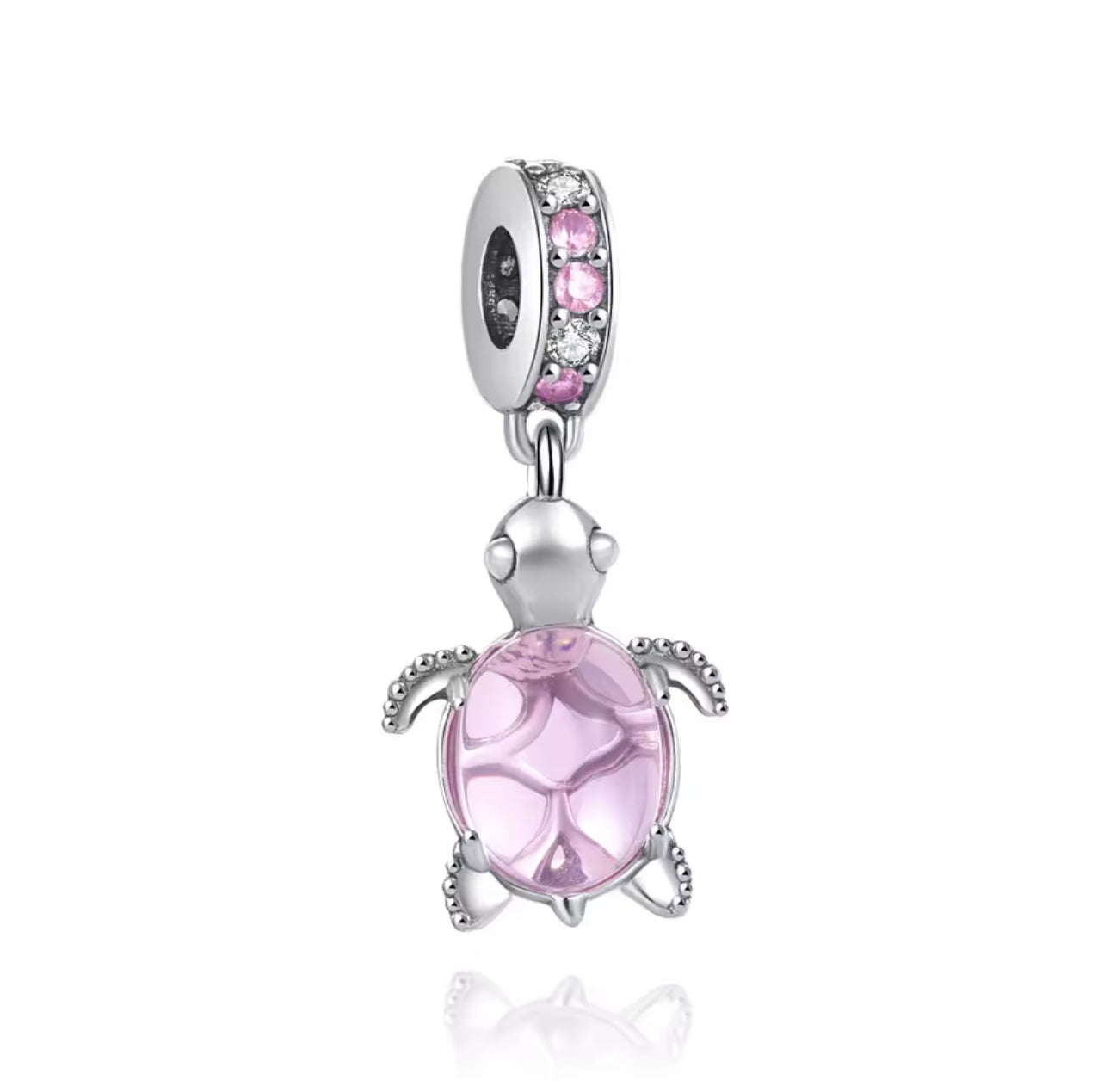 Charm Schildkröte rosa