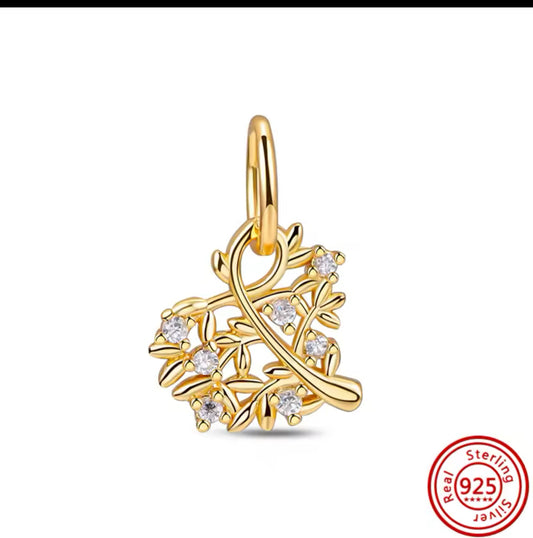 Charm Lebensbaum Gold