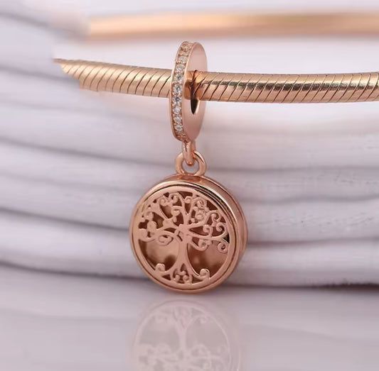 Charm Lebensbaum Roségold