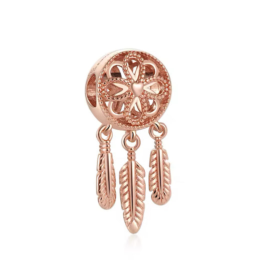 Charm Traumfänger Roségold