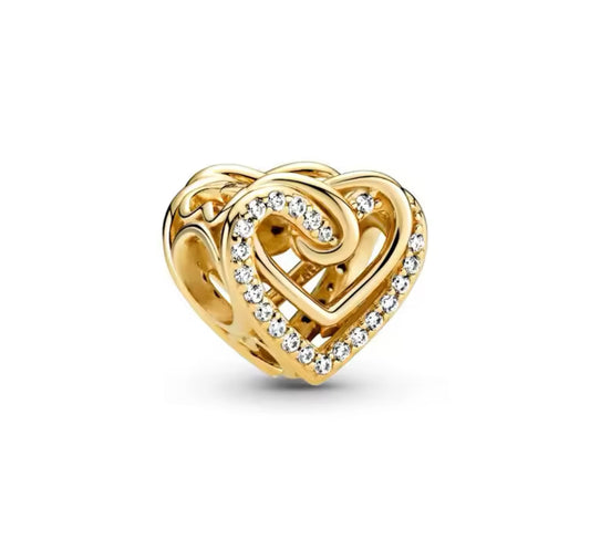 Charm Herz Gold B