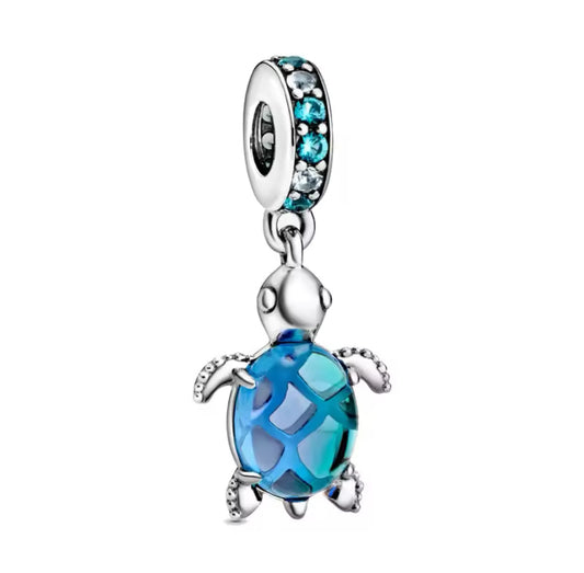 Charm Schildkröte Türkis