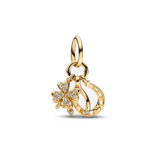 Charm Glücksbringer Gold