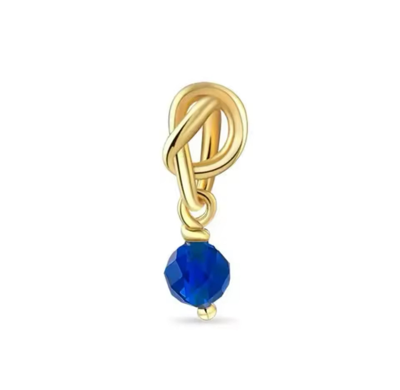 Charm Perle Royalblau