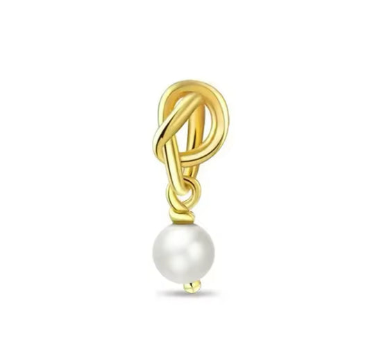 Charm Perle Weiß