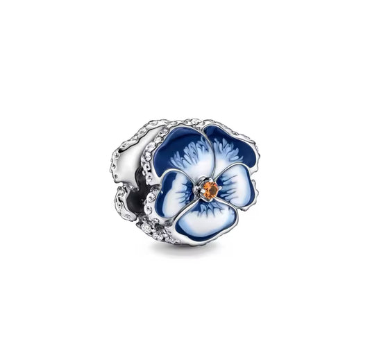 Charm Blüte Blau