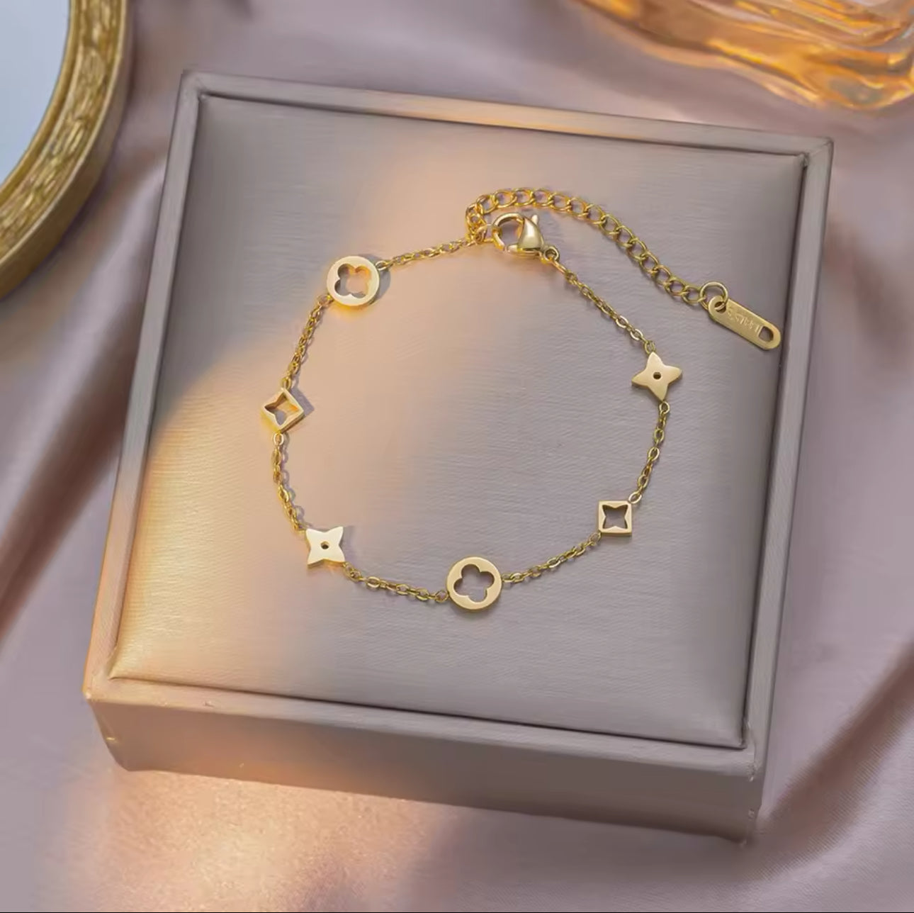 Armband Louis Silber/ Gold