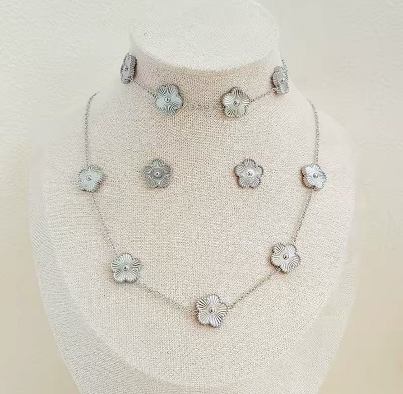 Set Clover Gold/ Silber