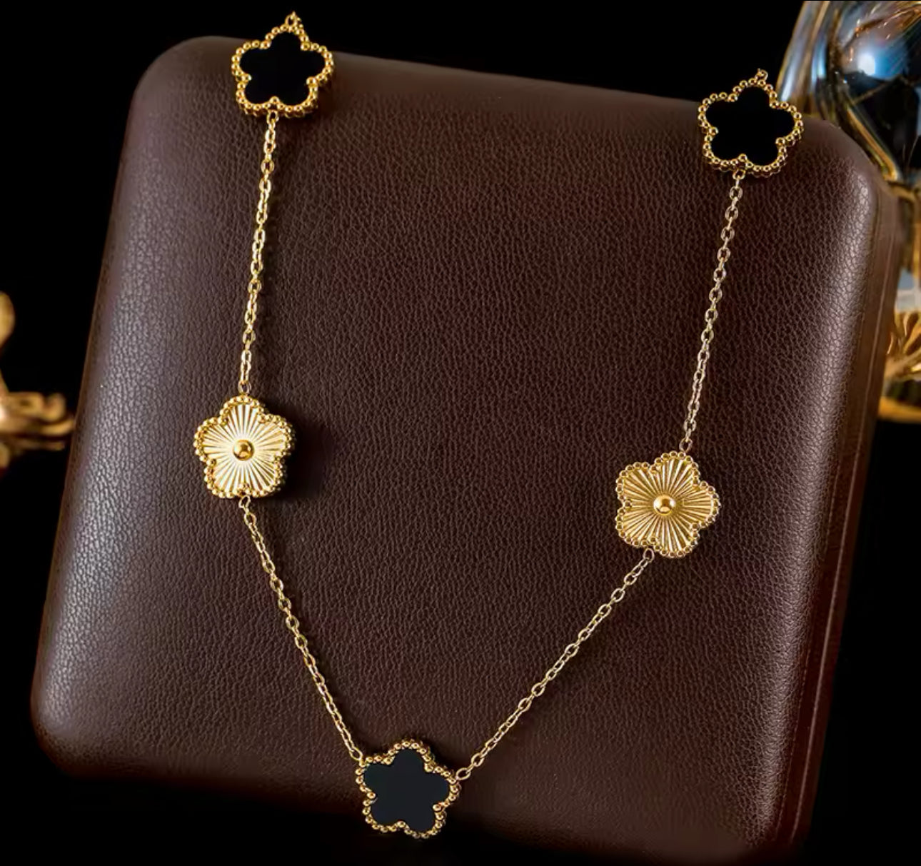 Kette Clover Duo Weiß/ Schwarz
