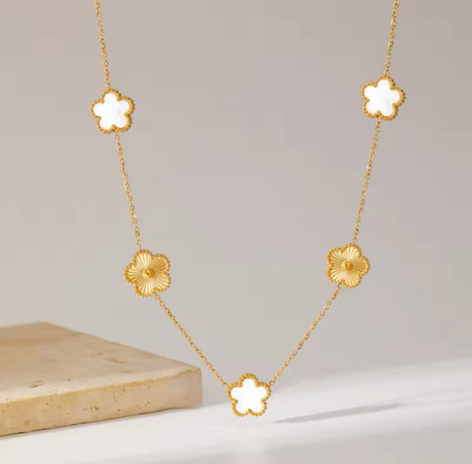Kette Clover Duo Weiß/ Schwarz