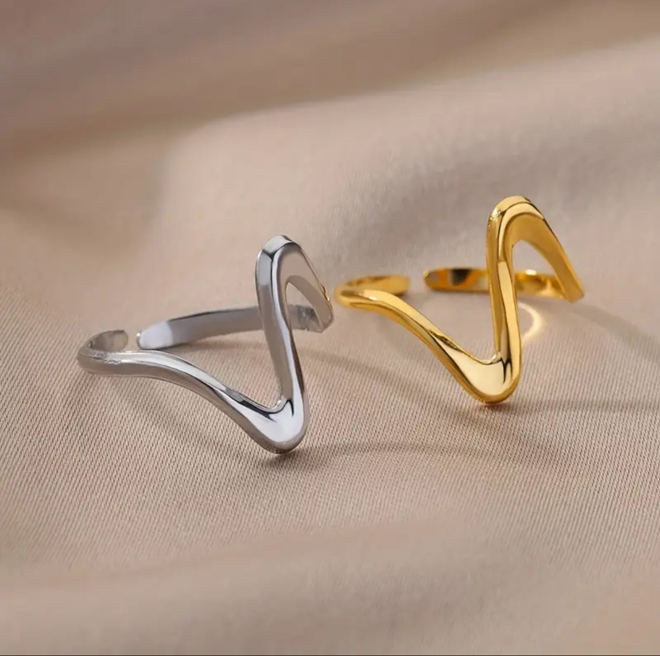 Ring Wendy Gold / Silber